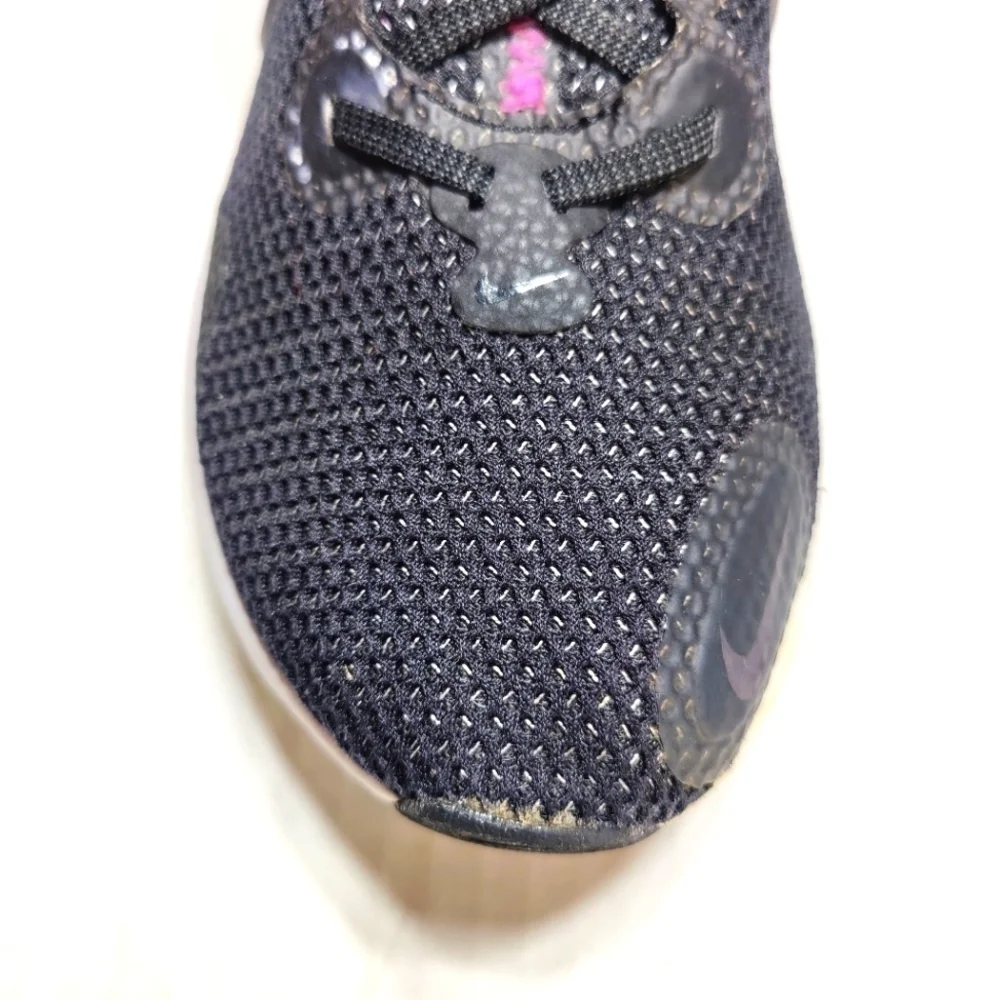 Nike Renew Run Black Purple Comfort Sneakers Running Shoes Women's Size 11
